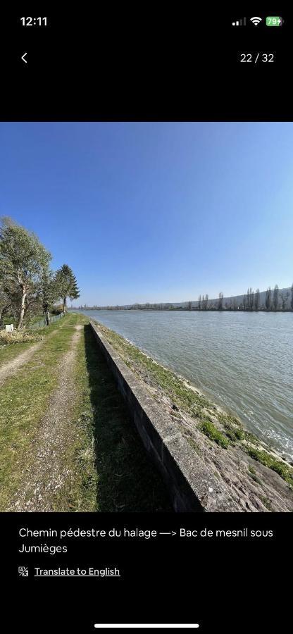Petite Maison Chaleureuse Des Boucles De La Seine Le Mesnil-sous-Jumieges Luaran gambar